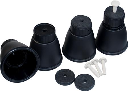 Plastfødder Sort Plastnitte, 105 Mm ⎮ 5705150937965 ⎮ 900500808 ⎮ 5478714965 ⎮ T11105350N