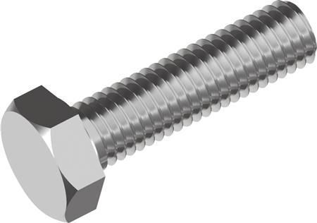 Sætbolt M6X40Mm A2 Sw10 U/Møtrik Din933 ⎮ 5439930610 ⎮ 901100061 ⎮ 5439930610 ⎮ 933-2-6X40