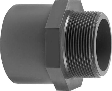 Pvc Overgangsnippel 1 Klæbemf. 63Mmx2 ⎮ 5705157168003 ⎮ 061294063 ⎮ 0206168005 ⎮ AD12U-075-063-R050