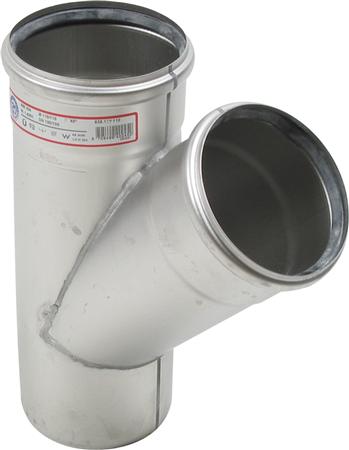 Grenrør 45 Grader Ø110X110Mm Aisi304 ⎮ 5705499402452 ⎮ 160224110 ⎮ 0216127861 ⎮