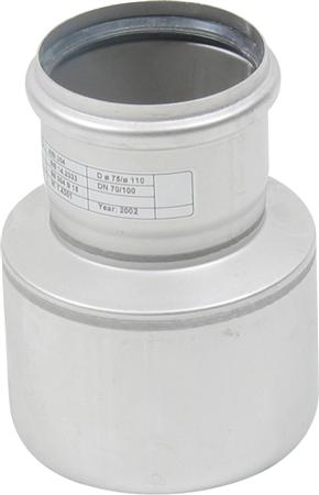 Excentrisk Overgang Ø110X75Mm Aisi304 ⎮ 5705499403138 ⎮ 160261108 ⎮ 0216127968 ⎮