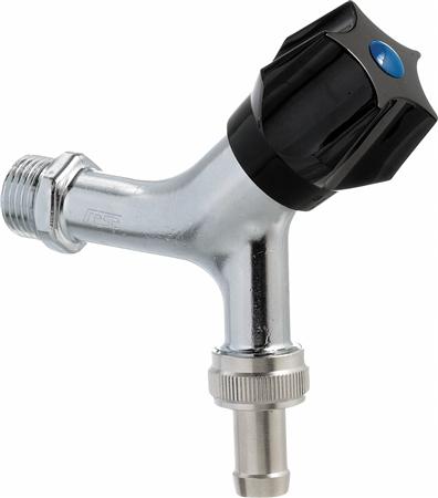 1/2" Aftapventil Med Nippel Matforkromet ⎮ 5705564005168 ⎮ 742414204 ⎮ 274025002 ⎮