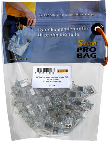 100 Stk Dobb.Samlemuffek/Torx I Probag ⎮ 5705581110166 ⎮ 1221000150 ⎮ 1221000150 ⎮