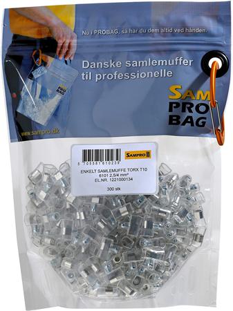 300 Stk Enk Samlemuffe/Torx I Probag ⎮ 5705581610239 ⎮ 1221000134 ⎮ 1221000134 ⎮