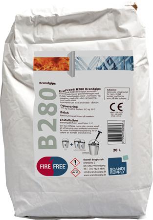 Firefree Brandgips B280 20L Sæk - Billigelogvvs.dk -