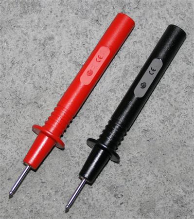 Prøvepinde Rød/Sort F/4Mm Stik ⎮ 5706445320325 ⎮ 900198134 ⎮ 6398615758 ⎮ 5706445320325