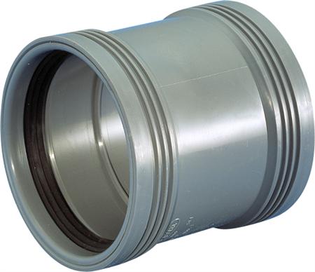 Wavin Pp 75 Mm Dobbel Muffe Grå ⎮ 5708525322410 ⎮ 186553075 ⎮ 0218161951 ⎮