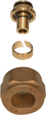 16X3/4" Alu / Pex Koblingssæt ⎮ 5708525408336 ⎮ 045447317 ⎮ 0204160403 ⎮