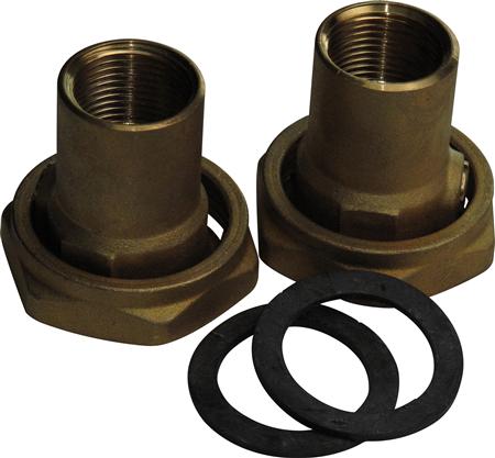 Unionsventilsæt 1" Mess. F.25 - Billigelogvvs.dk -