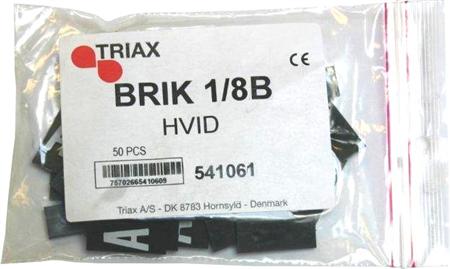 Brik B 1/8 Hvid ⎮ 5711255410616 ⎮ 5411901942 ⎮ 5411901942 ⎮ 541061