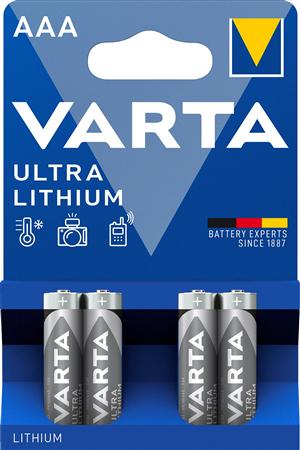 Batteri Prof Lithium Aaa 1,5V 4St ⎮ 9494601171 ⎮ 900047454 ⎮ 9494601171 ⎮ 06103 301 404