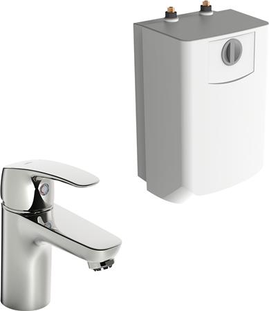 Safira Håndvaskarmatur Med 5L Vandvarmer - Billigelogvvs.dk -