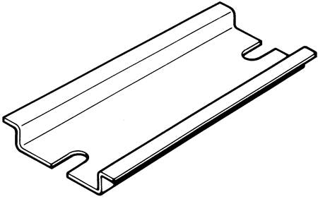 Din-35 Skinne 35X150X7,2 Miv15 - Billigelogvvs.dk -