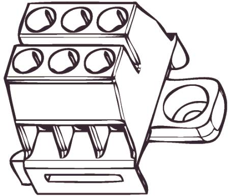 Rækkeklemme 1640Sp-03 6 Mm2 ⎮ 6418677111778 ⎮ 7621900757 ⎮ 7621900757 ⎮