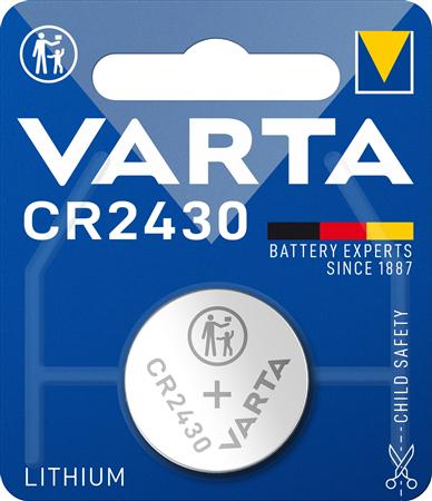 Batteri Cr2430 3,0V 280Mah ⎮ 4008496276929 ⎮ 900047261 ⎮ 9494601090 ⎮ 6430101401