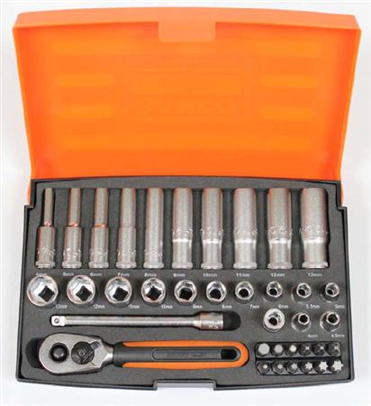 Topnøglesæt 1/4" 37 Dele ⎮ 7314150256570 ⎮ 900008929 ⎮ 1297050118 ⎮ SL25L