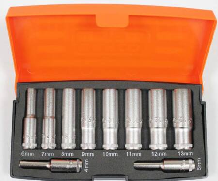 Toppesæt 1/4" Lange Toppe 4-13 Mm ⎮ 7314150256594 ⎮ 900008930 ⎮ 1297050121 ⎮ S0810L