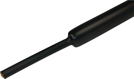 Krympeslange Mv Sort Med Lim 75/22 1M - Billigelogvvs.dk -