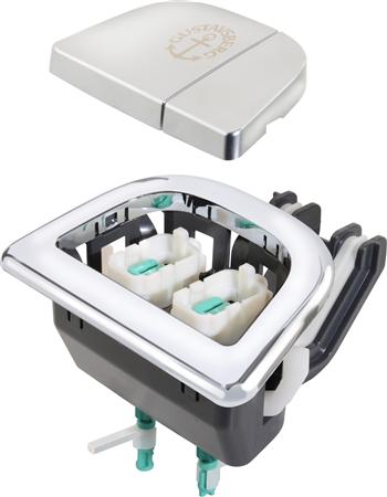 Nautic Duo Krom Trykknap Komplet ⎮ 7391530066707 ⎮ 609584664 ⎮ 0260135498 ⎮