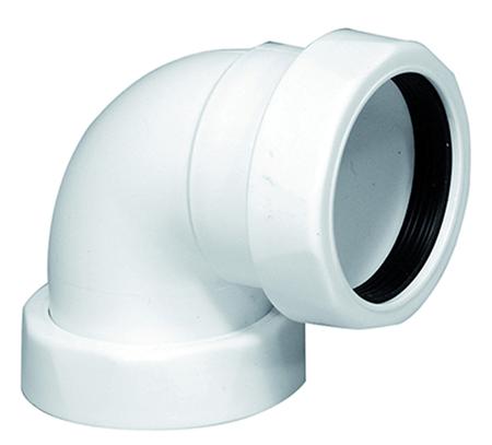 Hvid Afløbsvinkel 1 1/2" X 40Mm - Billigelogvvs.dk -