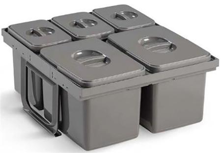 Jazz Affaldssystem 2X12L 3X5L Spande ⎮ 7393069025910 ⎮ 684154500 ⎮ 0200202393 ⎮ JAZZ60-5