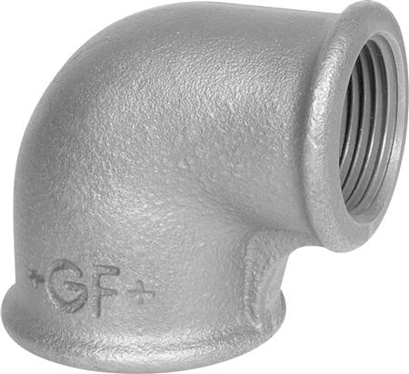 +Gf+ Vinkel Sort Mf/Mf 90Gr 1 1/4X1 - Billigelogvvs.dk