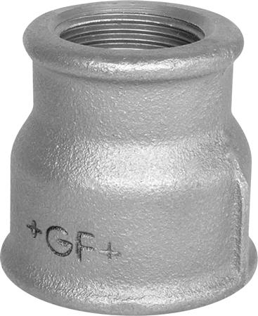 +Gf+ Formmuffe Sort 1 1/2X1 - Billigelogvvs.dk