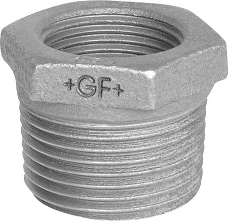 +Gf+ Nippelmuffe Sort 2X1 1/4 - Billigelogvvs.dk
