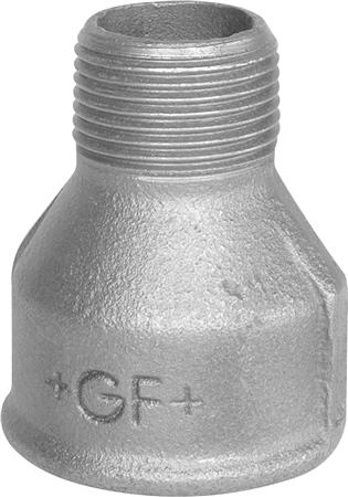 +Gf+ Spidsmuffe Sort 1X3/4 - Billigelogvvs.dk