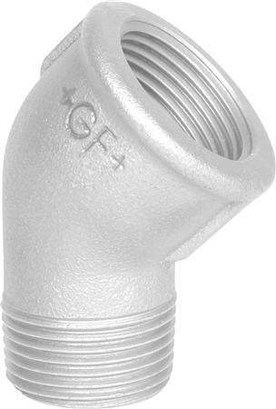 +Gf+ Vinkel Galv. Mf/Np 45Gr 1/2 ⎮ 7611205412777 ⎮ 000121404 ⎮ 0201131419 ⎮ 770121204