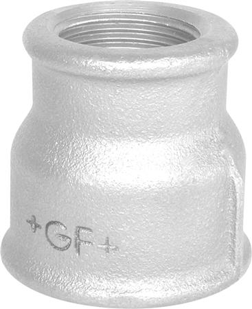 +Gf+ Formmuffe Galv. 1 1/2X3/4 - Billigelogvvs.dk