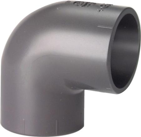 Pvc Vinkel 90Gr. 50 Mm ⎮ 7612988183953 ⎮ 061090050 ⎮ 0206246053 ⎮ EL50U-050