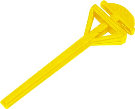 Ledningsholder Til Ledningskanaler Gul - Billigelogvvs.dk -