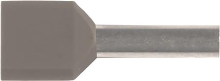 Iso. Twinterminalrør 2X0,75Mm² L8 Grå ⎮ 7393487013773 ⎮ 2921112059 ⎮ 2921112059 ⎮ 7287-009100