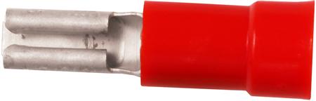 Iso. Spademuffe 0,5-1,5Mm² 4,8X0,8 Rød - Billigelogvvs.dk -