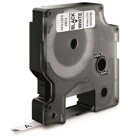Dymotape D1 6Mmx7M Sort/Hvid ⎮ 5411313436137 ⎮ 900051275 ⎮ 9797100353 ⎮ S0720780
