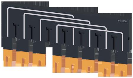 Bridging Bar 3Kc3, 3Kc6 4Pol 40-125A - Billigelogvvs.dk - Siemens