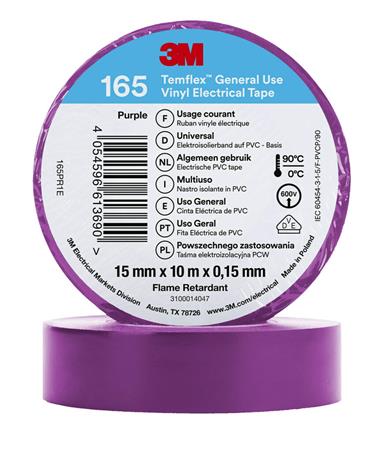 Tape Vinyl 165 15Mmx10M Violet ⎮ 4054596613690 ⎮ 978700027 ⎮ 8739100273 ⎮ 165PR1E