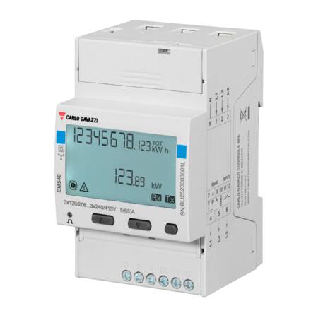 Energimåler 3-Faser Mid-A 65A Modbus ⎮ 5401062924 ⎮ 5401062924 ⎮ 5401062924 ⎮ EM540DINAV23XS1PFA