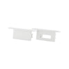 Stripline Endcover Kit Recessed Hvid
