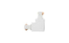 Zip 230V Vinklet Stykke Hvid