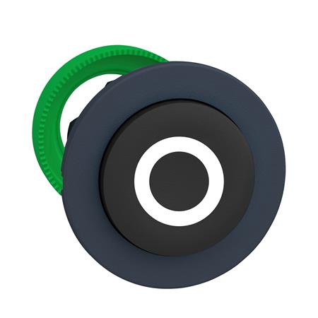 Trykknap Flush Sort M/"O" Ophøjet ⎮ 7517920029 ⎮ 7517920029 ⎮ 7517920029 ⎮ ZB5FL232