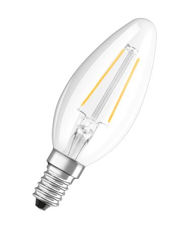 Led Kerte 2,5W/827 (25W) Fil E14 - Billigelogvvs.dk - Ledvance