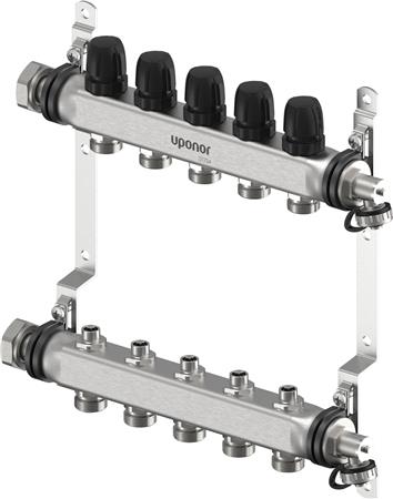 Uponor Vario S Fordelerrørsæt 5 Kredse L ⎮ 0200207162 ⎮ 046230105 ⎮ 0200207162 ⎮ 1140866