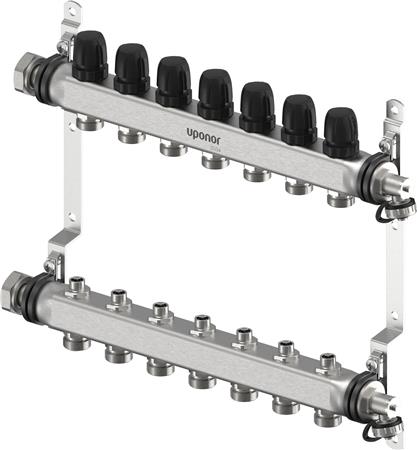 Uponor Vario S Fordelerrørsæt 7 Kredse L ⎮ 0200207158 ⎮ 046230107 ⎮ 0200207158 ⎮ 1140868