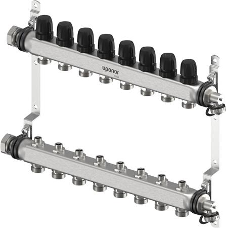 Uponor Vario S Fordelerrørsæt 8 Kredse L ⎮ 0200207155 ⎮ 046230108 ⎮ 0200207155 ⎮ 1140869