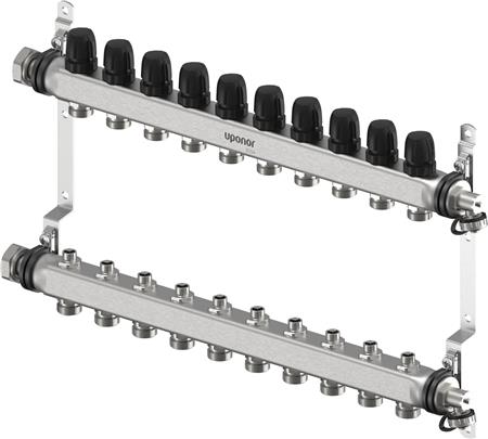 Uponor Vario S Fordelerrørsæt 10 Kredse ⎮ 0200207159 ⎮ 046230110 ⎮ 0200207159 ⎮ 1140871