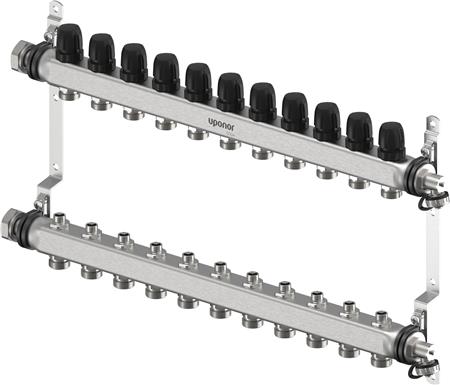 Uponor Vario S Fordelerrørsæt 11 Kredse ⎮ 0200207151 ⎮ 046230111 ⎮ 0200207151 ⎮ 1140872