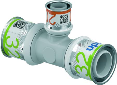 Uponor S-Press Plus Tee Ppsu 32-20-32 ⎮ 0200208149 ⎮ 087443132 ⎮ 0200208149 ⎮ 1039959