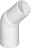 Vinkel 45 Grd Indstik/Spids Hvid 32 Mm